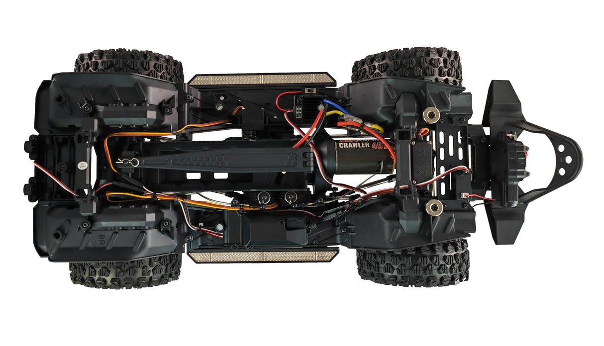 Amewi AMXRock Crosstrail Crawler 4WD 1:10 ARTR, Antracita Metalizada