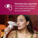 Philips Lumea serie 7000, dispositivo de depilación IPL, alternativa de depilación láser con lápiz recortador compacto satén, 3 accesorios para el cuerpo, la cara y la zona del bikini, BRI923/00