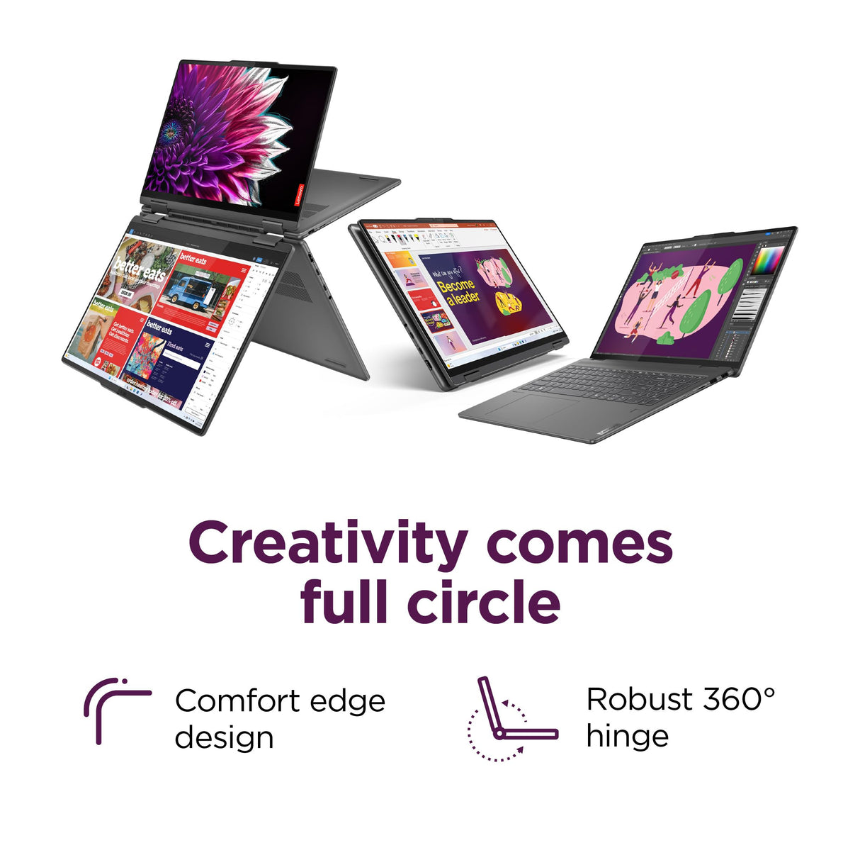 Lenovo Laptop Yoga 7i 2 en 1 - Pantalla táctil 2K de 16 pulgadas, pantalla de 300 nits, CPU Intel 12-Core Ultra 5 125U, DDR5 de 16 GB, SSD de 2 TB, teclado retroiluminado, Wi-Fi6, Win 11 Pro, con