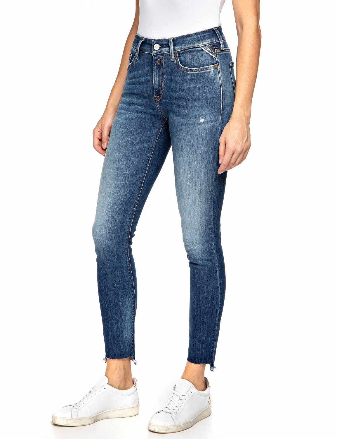 REPLAY Lucia, Jeans Mujer, Azul (009 Azul Medio), 27W / 30L