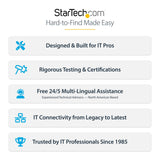 StarTech.com Dock Clonador Autónomo 1:1 de NVMe M.2-90GBpm - USB-C 3.2 de 20Gbps - Docking Station USB Tipo C de 2 Bahías