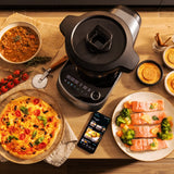 Cecotec Robot de Cocina Multifunción Mambo 11090 Habana. 1600 W, 37 Funciones, APP, Báscula, Jarra Antiadherente Habana y Jarra de 3,3 Litros de Acero Inox, Recetario y Accesorios
