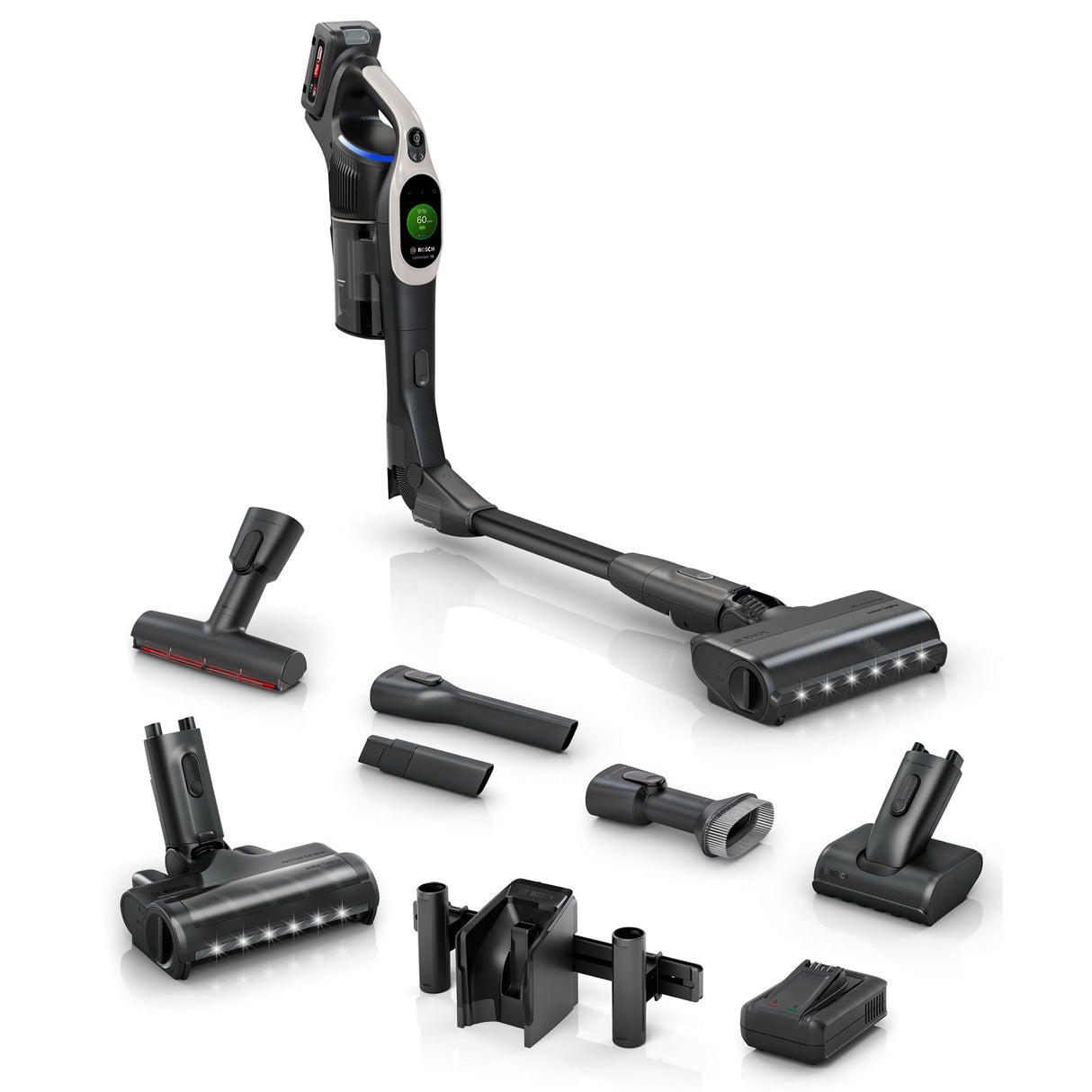 Bosch Unlimited 10 Aspirador inalámbrico, plástico, Gris