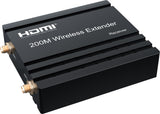 PremiumCord HDMI Extensor Inalámbrico Hasta 200m, Full HD 1080p, HDMI 1.3, HDCP 1.4/2.2, Carcasa Metálica