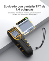 Inateck Escáner de Códigos de Barras Bluetooth, Escáner QR Code 1D 2D Kabellos 2.4GHz, Escáner de Códigos de Barras Portátil Inalámbrico con Pantalla, Escáner Manual con App y SDK, BCST-47