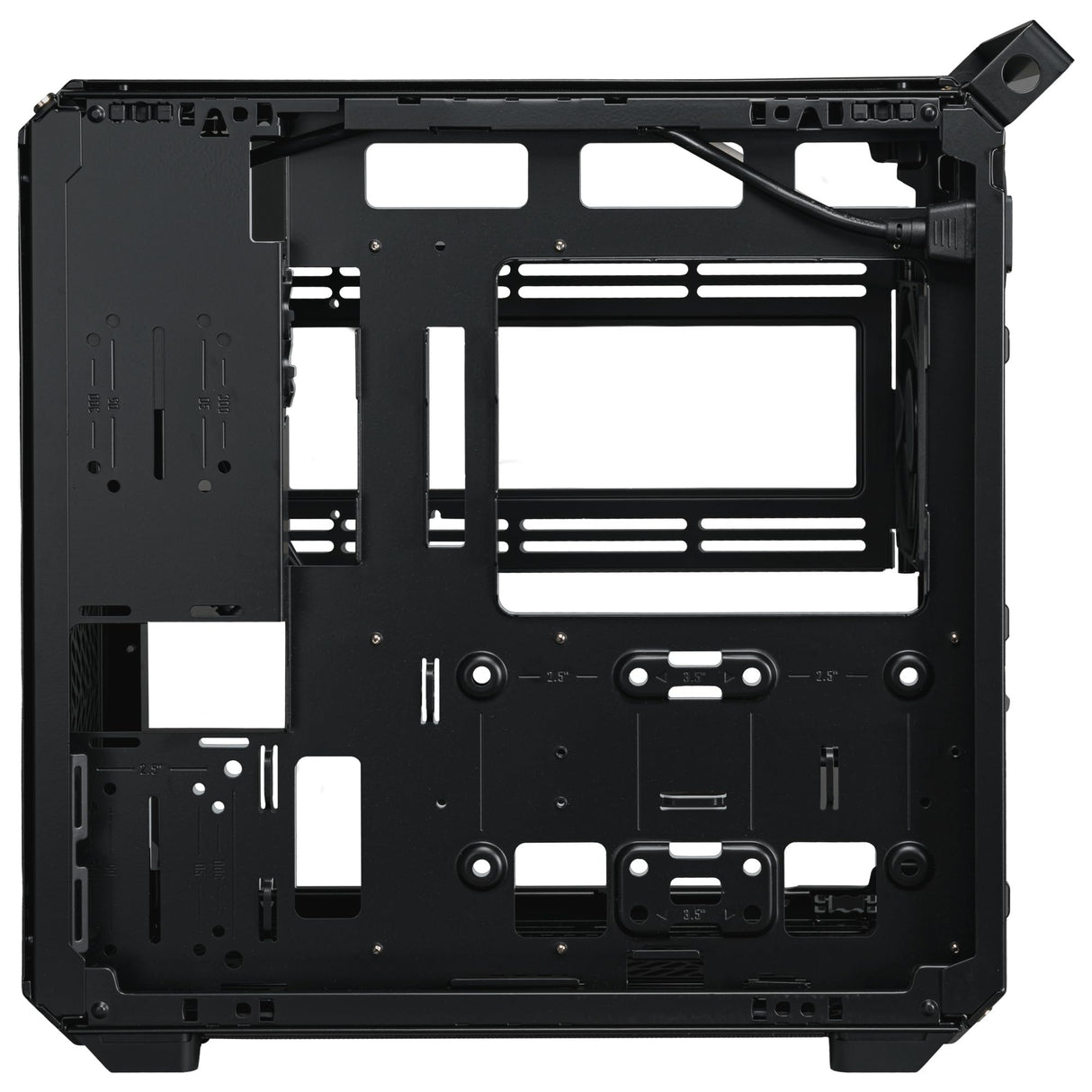 Cooler Master Qube 500 Flatpack – Caja PC ATX Media Torre, Totalmente Modular, 1 Ventilador SF 120mm Negro Preinstalado, Montaje GPU Vertical, Admite Placa Base EATX y Radiadores Duales 280mm, Negro