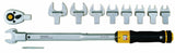 Proxxon 23342 2223342-Kit DIN. 1/2" mc200 Multi + Llaves (40-200 NM), Rojo, 1.5-10mm