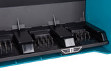 Makita XGT 1914U3-7 BCC01 - Maletín de Carga para batería (40 V, máx. 8 Ranuras), Color Negro