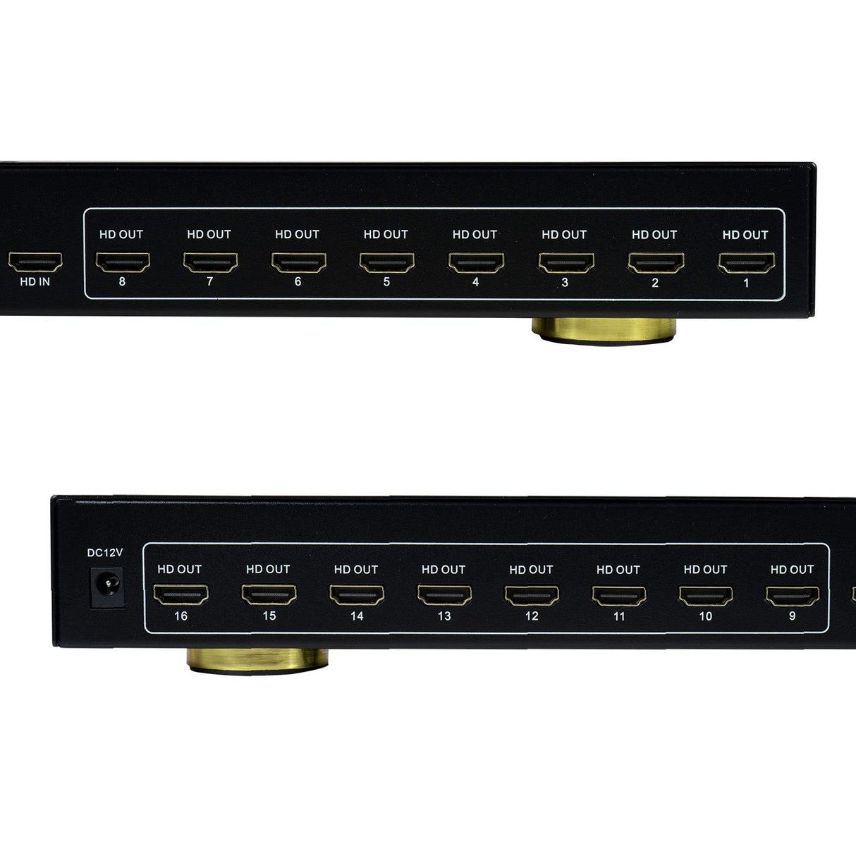 PNI HDMI Splitter 1.3 3D, 1 x 16 16 Puertos HDMI 1080p, Negro