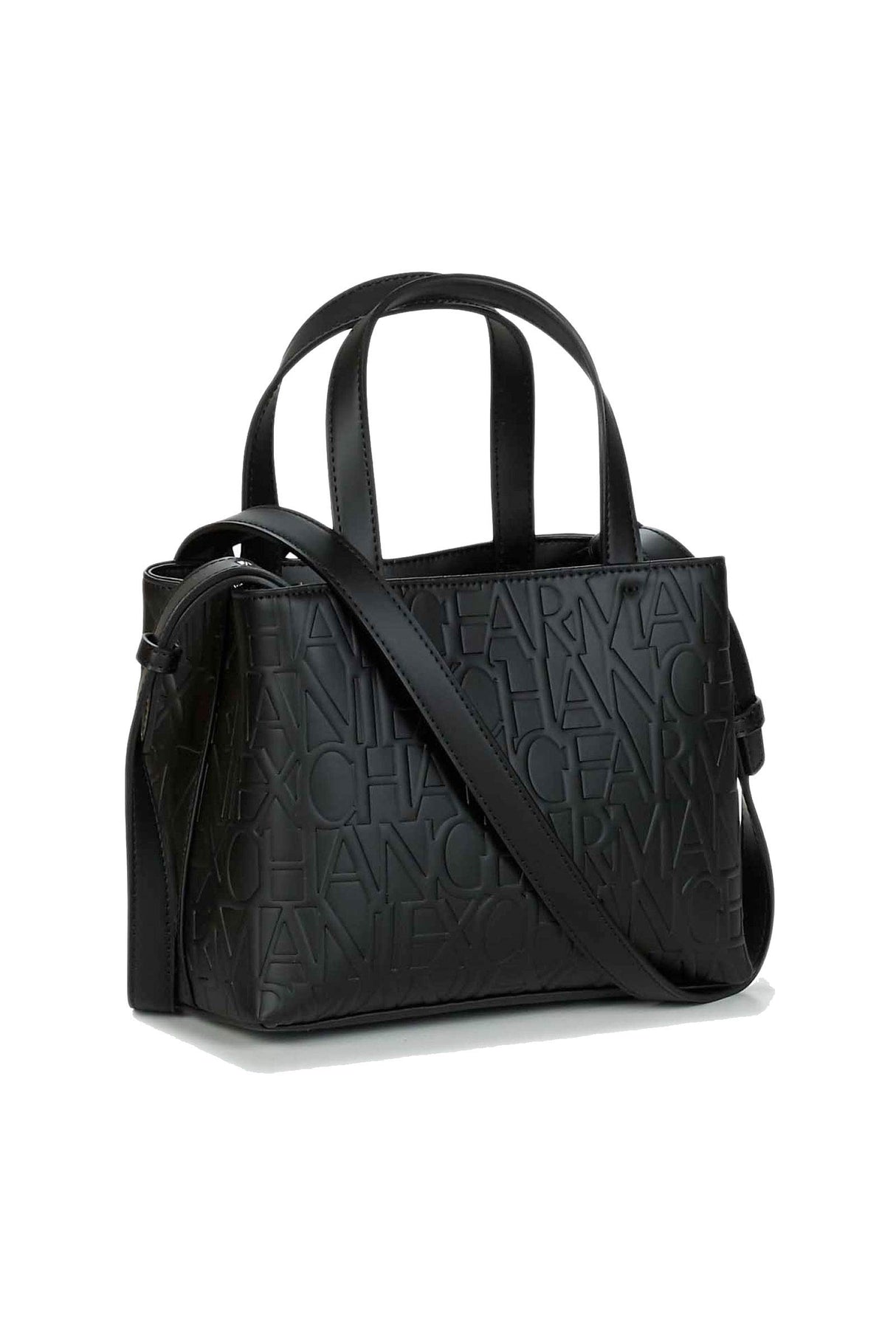 Armani Exchange Liz - Small Open Shopping, Bolsos para Mujer, Negro (Black), Talla única