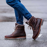 Panama Jack PT153585 Hombre Botas Militar, Marrón (Castaño C13), 43 EU