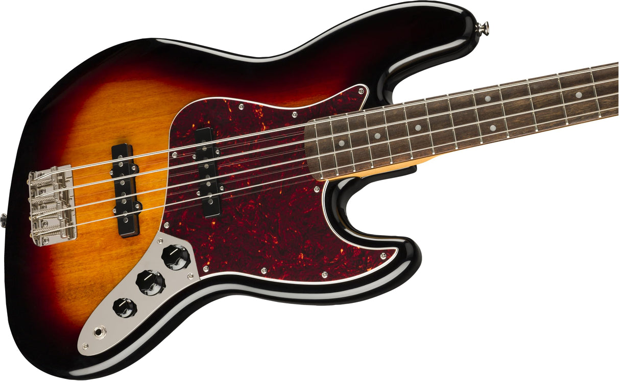Squier by Fender Classic Vibe años '60 Jazz Bass, Guitarra Eléctrica, Diapasón de Laurel, 3 Tonos Marrón