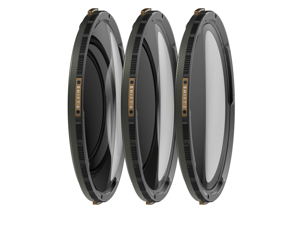 PolarPro - Shift Diopter - Juego de filtros para cámara - Helix MagLock - Edición Shortstache - +2, +4, +8 Dioptrías