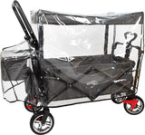 Small Foot Carrito Plegable con Techo Desmontable, protección contra Lluvia, Frenos, asa Regulable y máx. 80 kg, 12729, Color Coloured