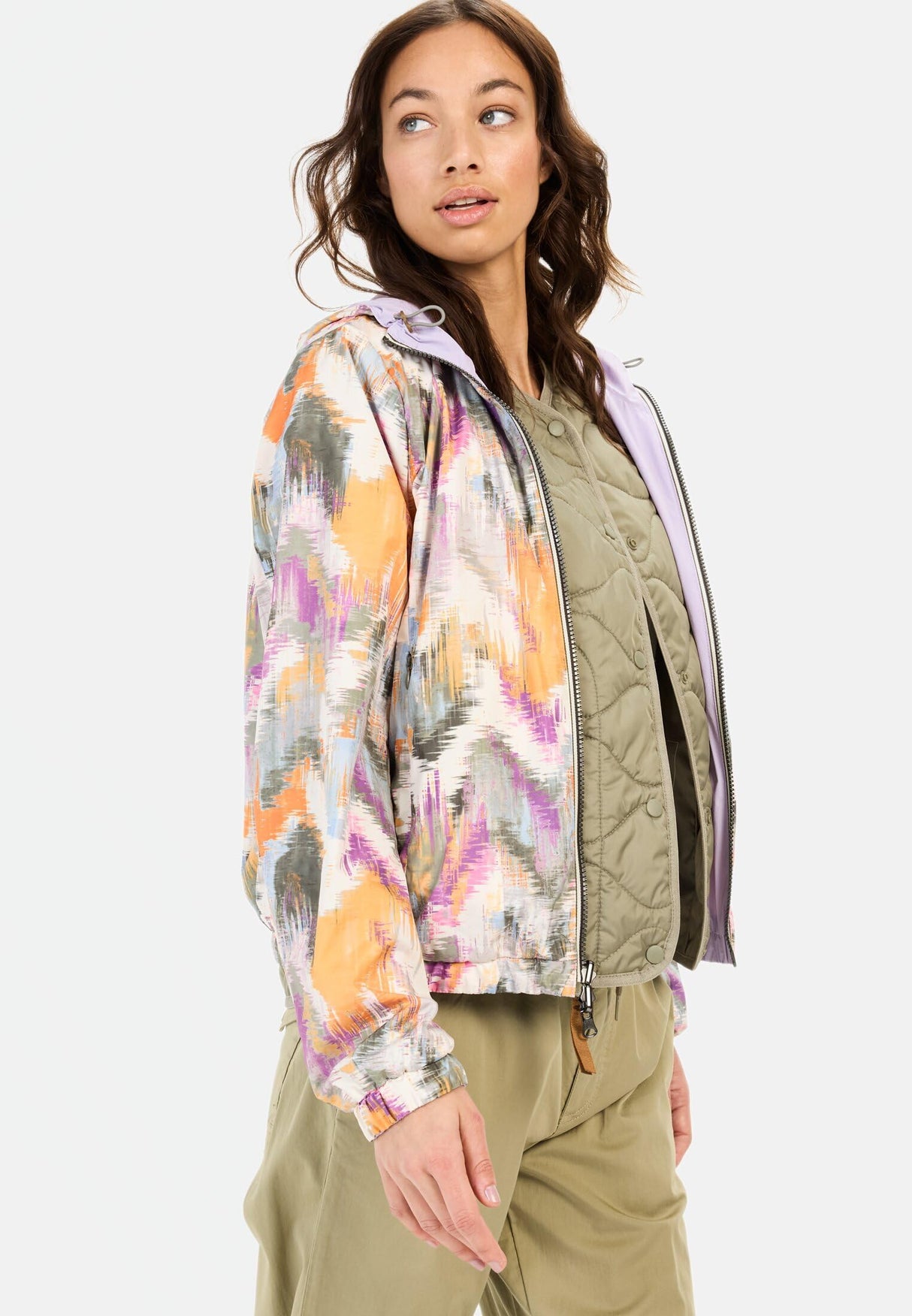 camel active 330690-5r22 Chaqueta, Morado, 50 Mujeres