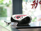 Lenco SCD-38 USB Rosa - Radio FM portátil con Reproductor de CD/MP3 - Entrada USB - Entrada AUX - Rosa