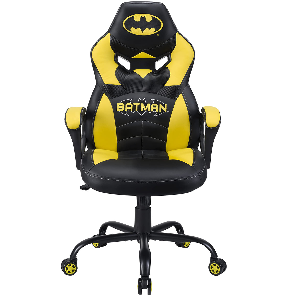 Subsonic - Batman - Silla Gaming Junior - Asiento Gamer para Escritorio Poliuretano - Sillon De Oficina - Licencia Oficial DC Comics (Windows 8)