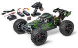 Carson 500409084 1:8 Virus Extreme 2.4G 100% RTR Verde - Buggy RC, Coche teledirigido, Off-Road, vehículo RC, Coche RC 70 km/h, Coche RC