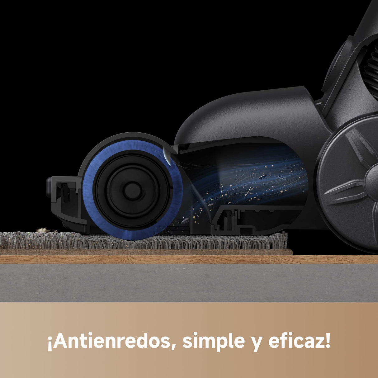 Mova S2 Aspiradora sin Cable de Succión de 33000Pa, Más de 81 min de Funcionamiento, Eficacia de Filtrado del 99,9%, Diseño Antienredos, Ideal para la Limpieza de Casas, Pelo de Mascotas, Alfombras