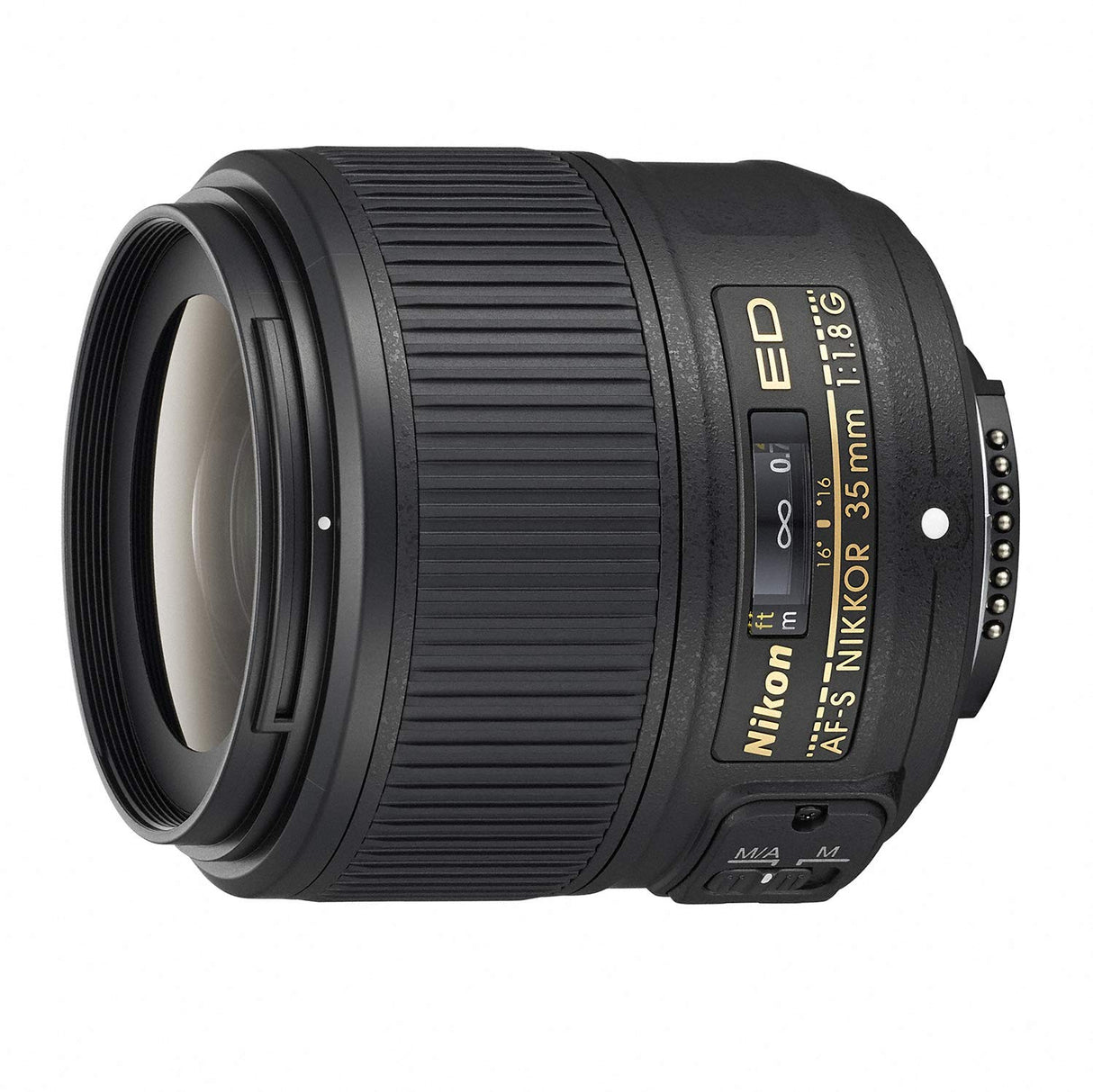 Nikon JAA137DA Lente de cámara Negro - Objetivo (11/8, 0,25 m, Nikon F, 1,8-16, 3,5 cm, 44°)