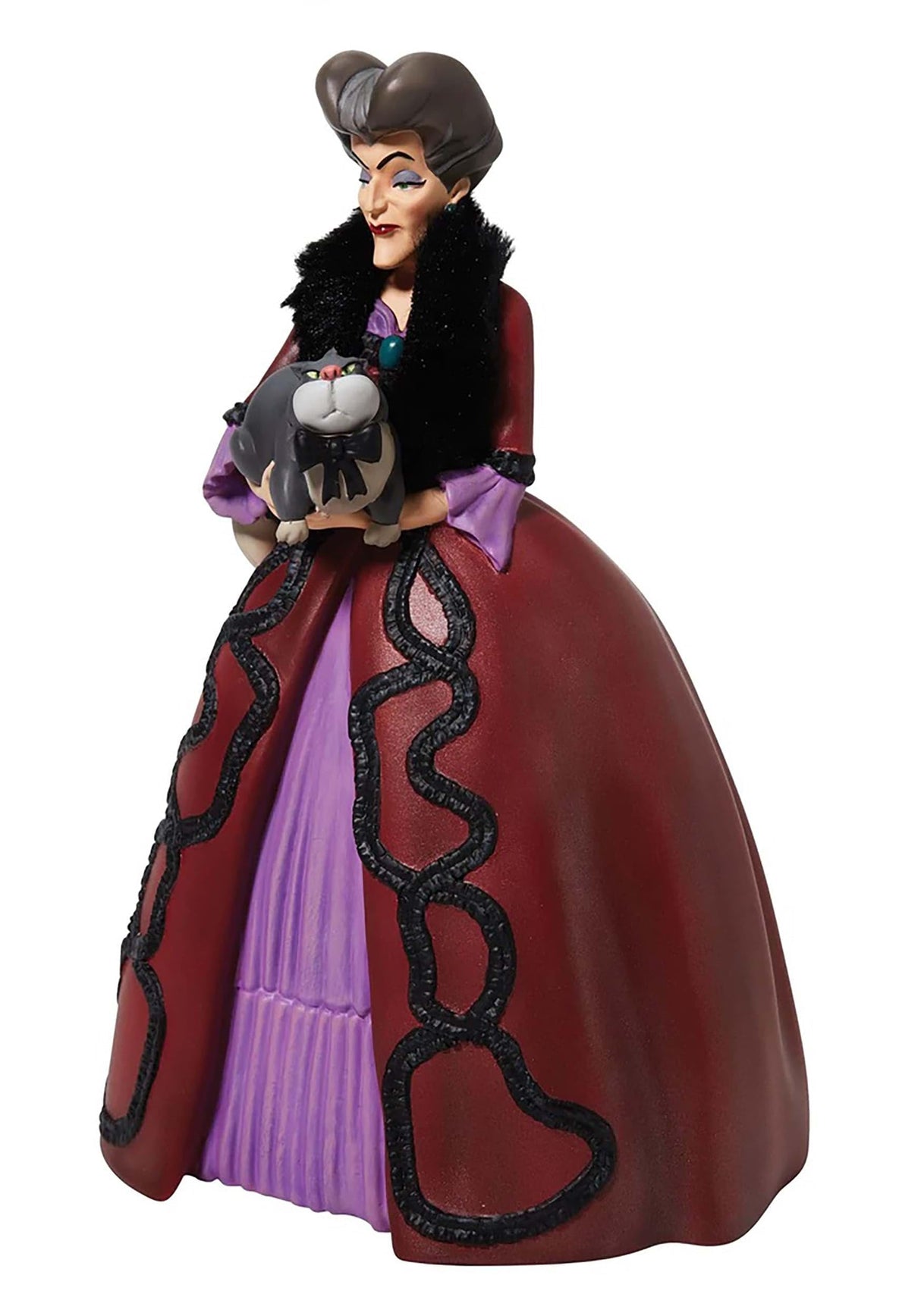 Disney Showcase Enesco Cenicienta Rococó Lady Tremaine 9.5 Estatua