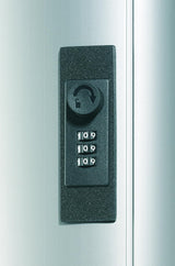 Durable 196823 Armario de llave KEY BOX CODE 54 con cerradura de combinación y ranura para 54 llaves, plateada
