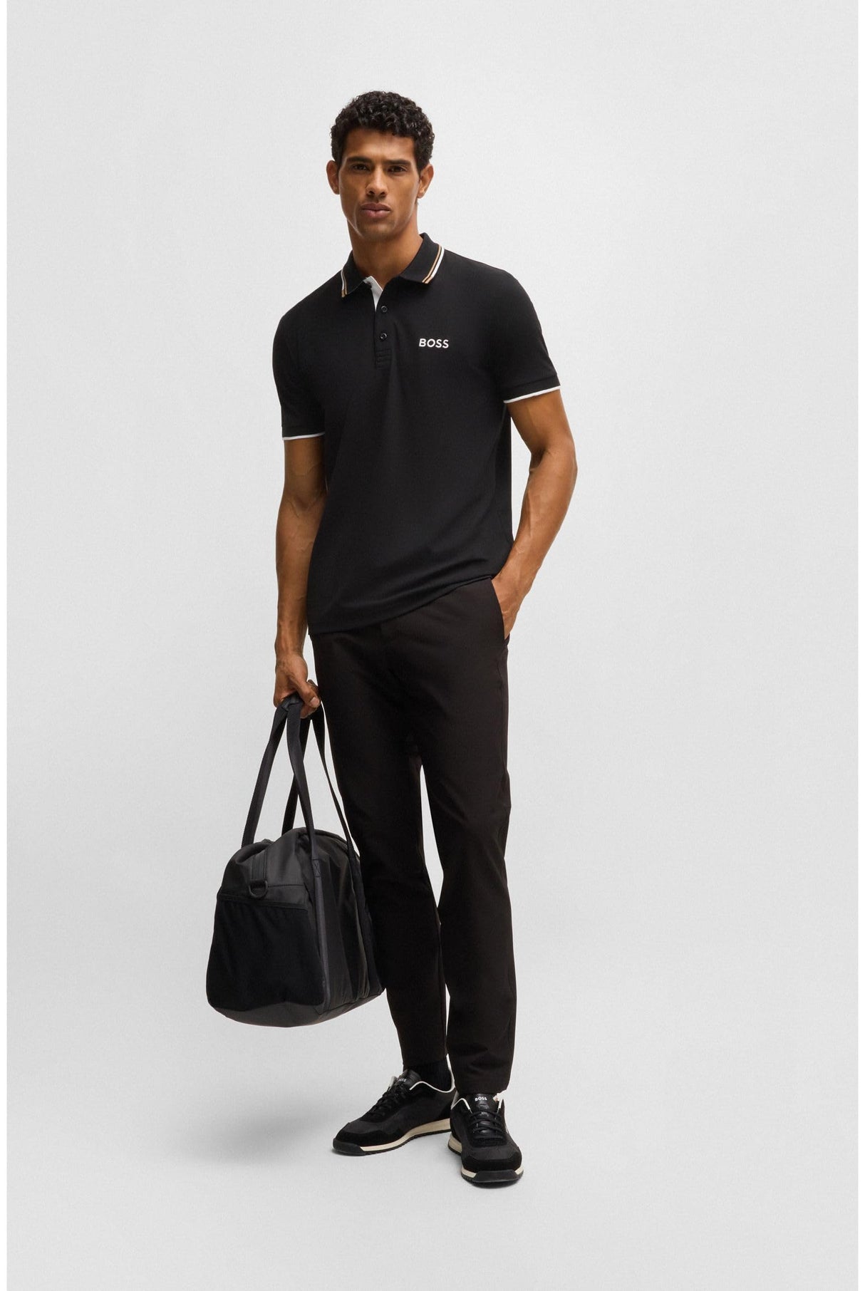 BOSS Paddy Pro Polo, Black2, XXXXXL para Hombre