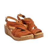 El Naturalista N5117 Leaves, Sandalia Mujer, Toffee, 42 EU