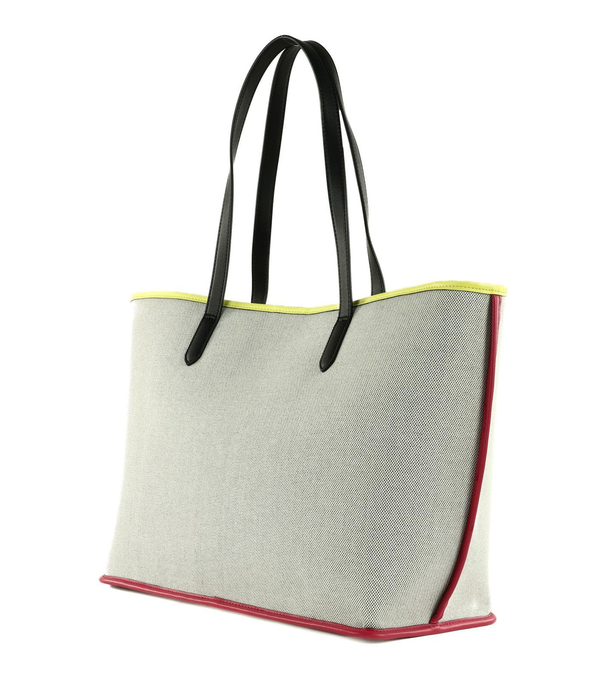DKNY Hallie Tote, Bolsa de Mano para Mujer, Negro/Multicolor