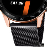Reloj Lotus para Hombre 50025/1 Smartwatch Caja de Aleacion de Zinc Rosa Correa de Acero Inoxidable 316l Negro