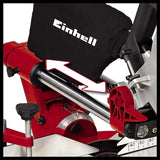 Einhell TE-SM 2131 Dual -Ingletadora telescópica dual Profesional, 1600 W, 230 V, función de arranque suave (ref. 4300860)