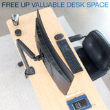 VIVO Soporte de Escritorio articulado de Aluminio Monitor único con Brazo neumático, se Adapta a Pantallas de hasta 32 Pulgadas, STAND-V001Q