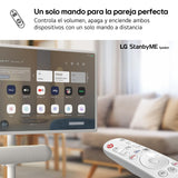 LG StanbyME XT7S - Altavoz Bluetooth Portátil, Sonido Envolvente, Resistencia al Agua IPX5, hasta 16 Horas de Batería, Ideal para StandbyME, Anillo Ajustable, Iluminación, Potencia 20 W
