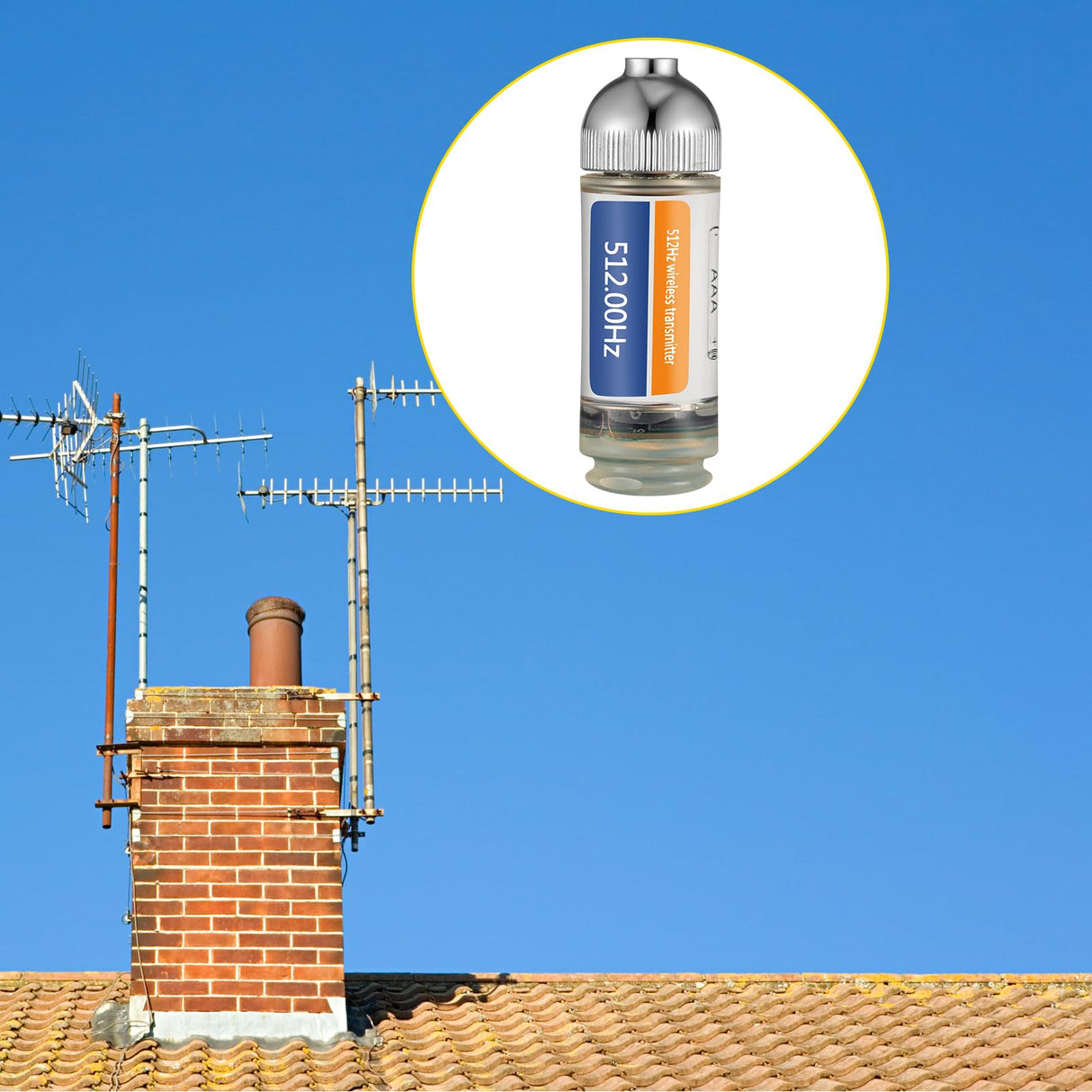 VEVOR Locator Transmisor de sonda, Color metálico