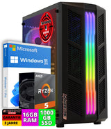 ScreenOn - PC Gaming Ryzen 5 5600G • Radeon Vega 7 2Gb grafische kaart • 16Gb RAM DDR4 3200mhz • 1000GB m.2 • Windows 11 Pro • WiFi 300mbps • Gamer-pc