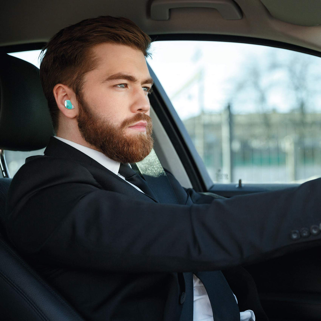 Auriculares Bluetooth True Wireless TWS con Micrófono, Celly BH Twins Air Auriculares Inalámbricos ( In-Ear, Binaural, Intraaural ) sonido Estéreo Control Remoto con Caja de Carga Portátil. Turquesa
