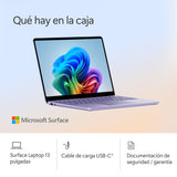 Microsoft Surface Laptop | Copilot+ PC | Pantalla táctil LCD 13'' | Snapdragon X Plus | 16GB RAM | Almacenamiento de 512GB | Último Modelo | Violeta