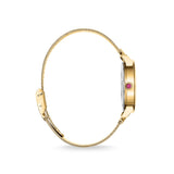 THOMAS SABO Reloj Analógico para Mujeres de Cuarzo con Correa en Acero Inoxidable WA0369-264-211-33 mm