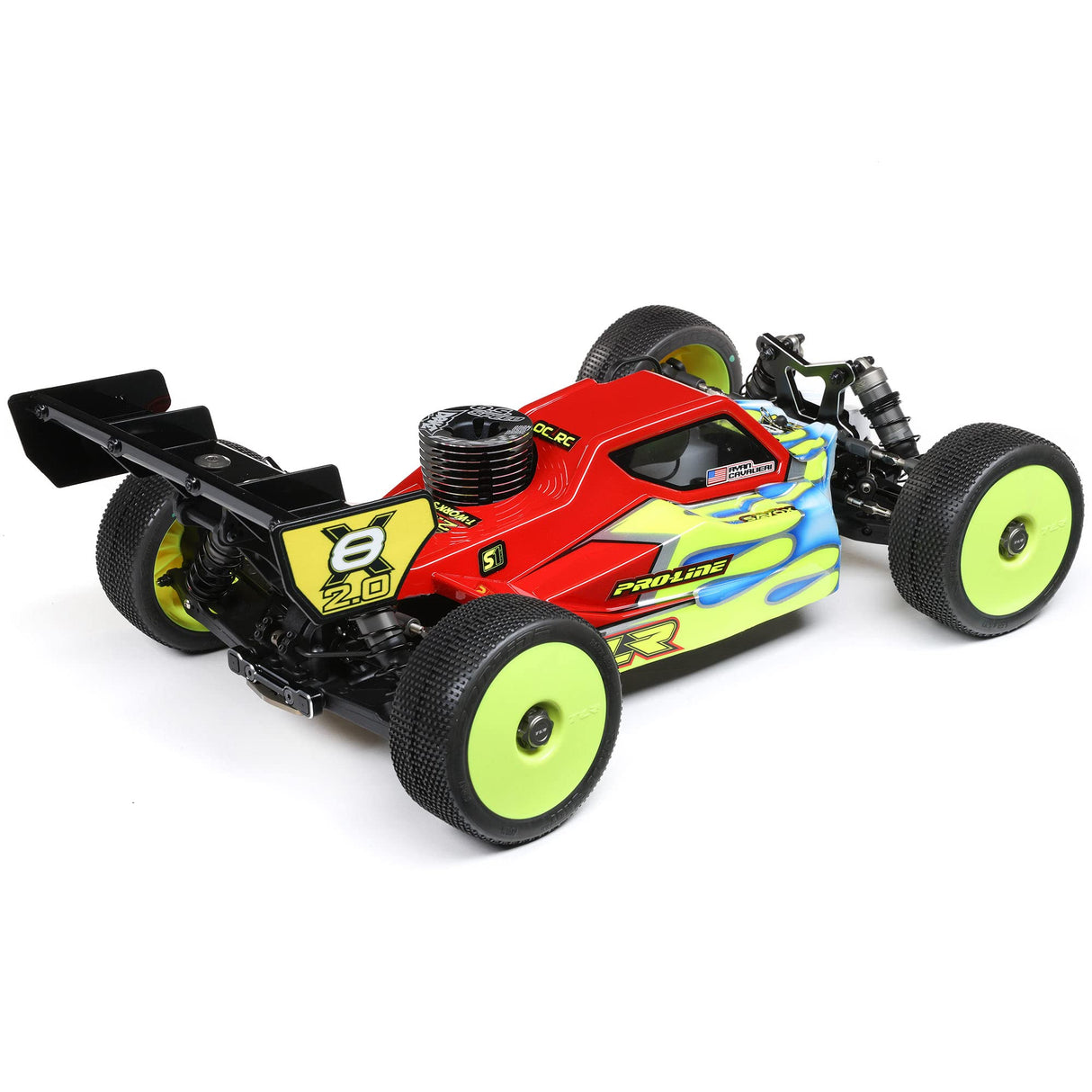LOSI Team 8IGHT-X/E 2.0 Combo 4WD 1:8 Nitro y Electric Race Buggy Kit