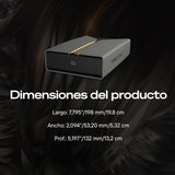 Seagate FireCuda X Vault 20TB Disco Duro Externo portátil USB-C HDD, iluminación RGB, Xbox on PC Certified, Incluye 1 Month Xbox Game Pass Ultimate, Rescue Services (STNL20000400)