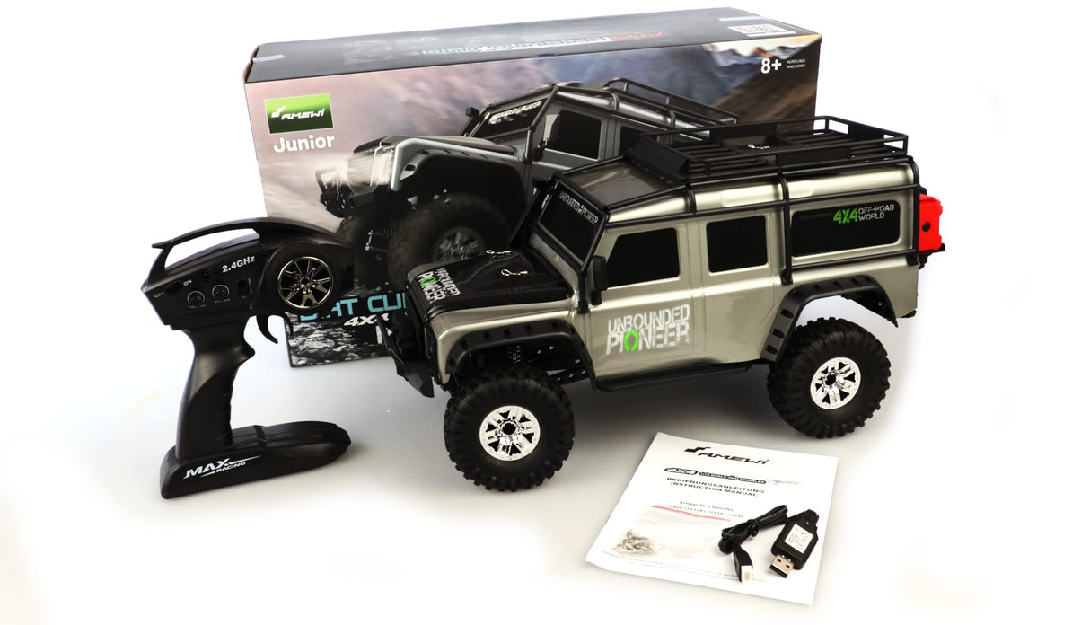Amewi Dirt Climbing Pioneer SUV Crawler 4WD 1:10 RTR, Vehículo de Control Remoto