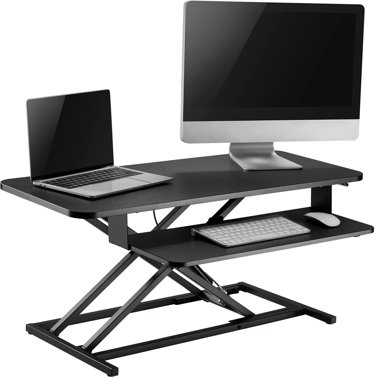Puestos de Trabajo Sentado De Pie, Negro