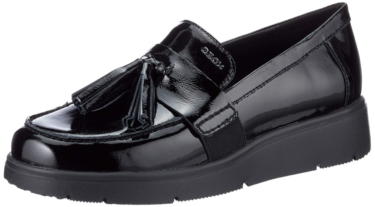Geox D Arlara A, Mocasines para Mujer, Negro (Black), 40 EU