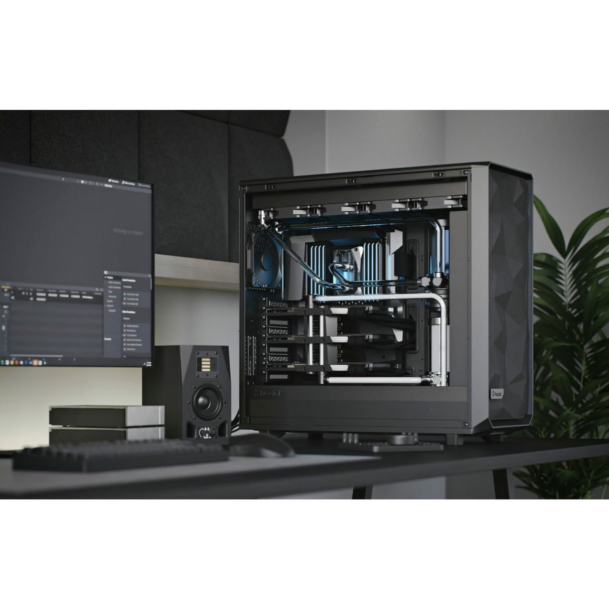 Fractal Design Meshify 2 XL Black ATX Flexible Light Tinted Tempered Glass Window Full Tower Computer Case