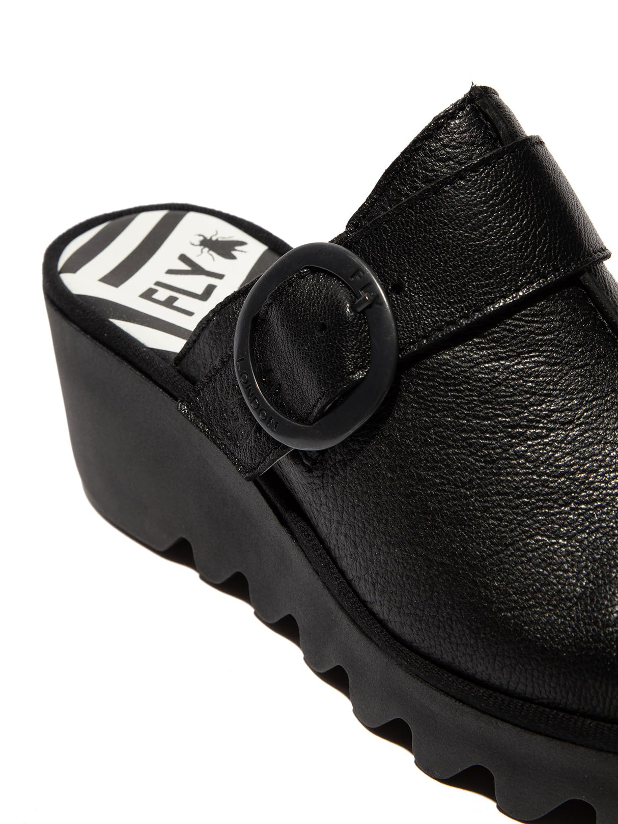 Fly London BLOK586FLY, Cuñas Mujer, Black, 38 EU