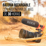 RØDE Micrófonos VMNTG VideoMic NTG Micrófono tipo cañón en la cámara
