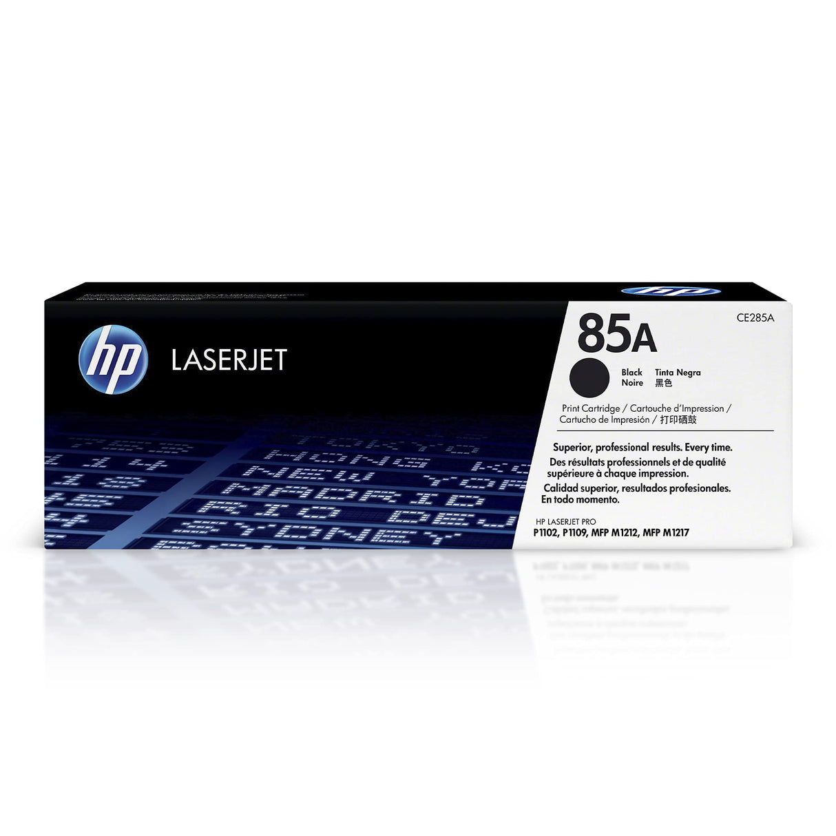 HP 85A CE285A Negro, Cartucho Tóner Original, de 1.600 páginas, para impresoras HP LaserJet P1102, P1102w, M1132 MFP, Pro M1212 MFP, Pro M1210, Pro M1217nfw y Pro M1212nf MFP