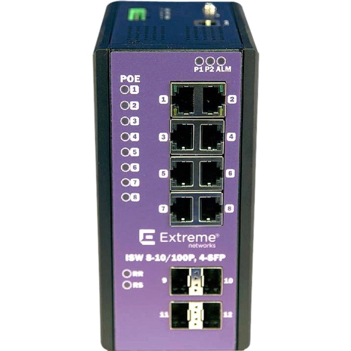 Extreme Networks 16802 conmutador de Red Gestionado Ethernet rápido L2 (10/100) Negro, Lila Soporte de energía sobre Ethernet (PoE)