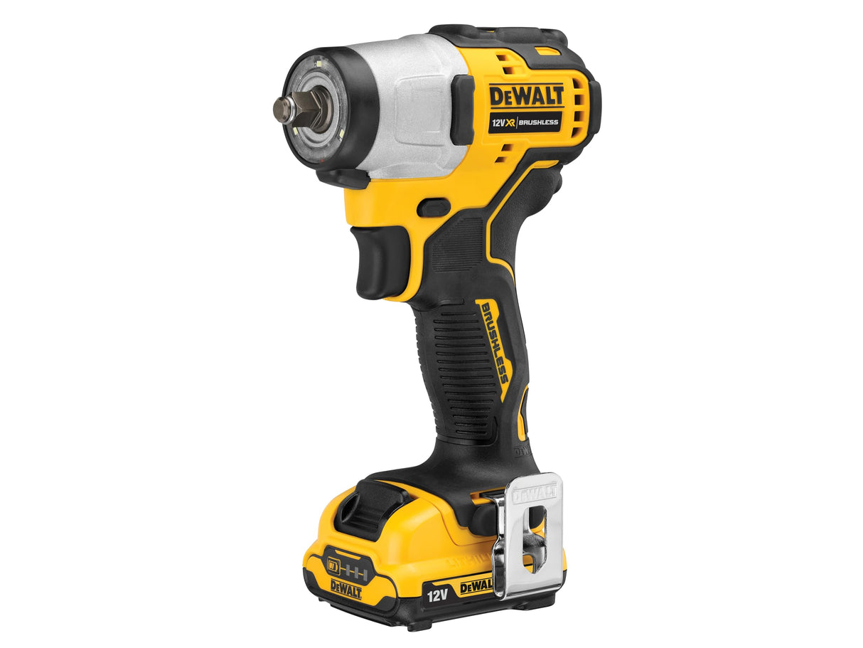 Dewalt Llave IMP de 12 V XR B/L SUB 3/8 pulgadas, 2 x 2 AH