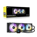 Corsair iCUE H170i ELITE CAPELLIX Refrigeración Líquida de CPU 33 LED RGB CAPELLIX Ultrabrillantes, Radiador 420mm, Tres Ventiladores PWM de Magnética de 140 mm, iCUE COMMANDER CORE Incluido Negro
